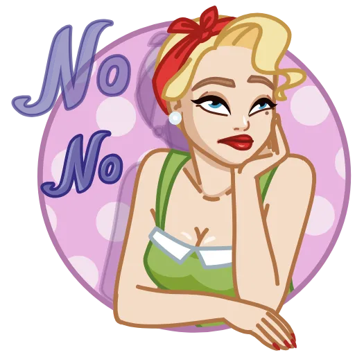🙅‍♂ Эмодзи «CutieMadeline» для Telegram