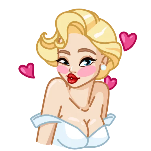 💕 Эмодзи «CutieMadeline» для Telegram