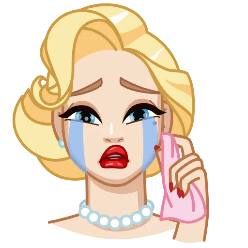 😢 Эмодзи «CutieMadeline» для Telegram