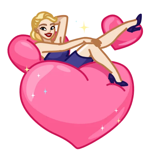 💕 Эмодзи «CutieMadeline» для Telegram