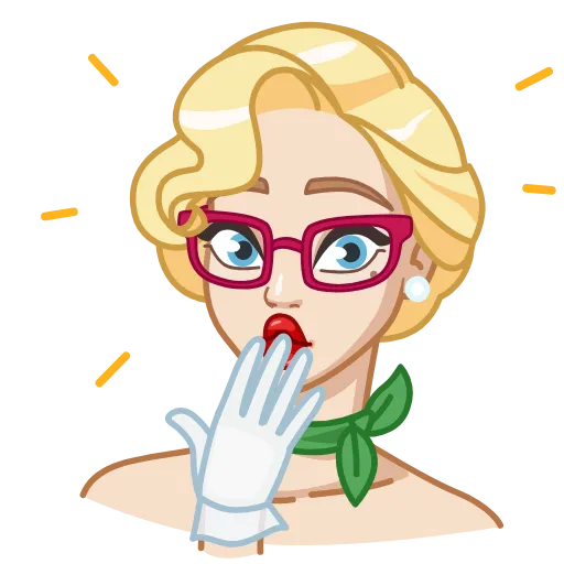 😳 Эмодзи «CutieMadeline» для Telegram