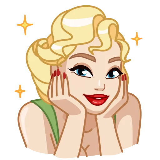 😊 Эмодзи «CutieMadeline» для Telegram