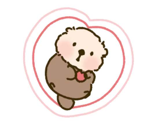 Стикерпак Cutie Otter Ottie для Telegram — скачать