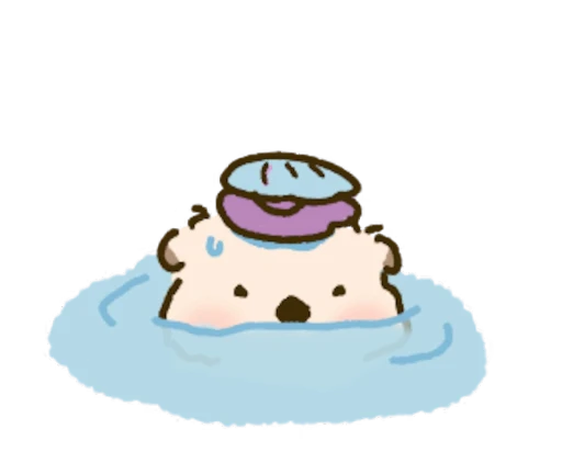 🤑 Стикер «Cutie Otter Ottie» для Telegram