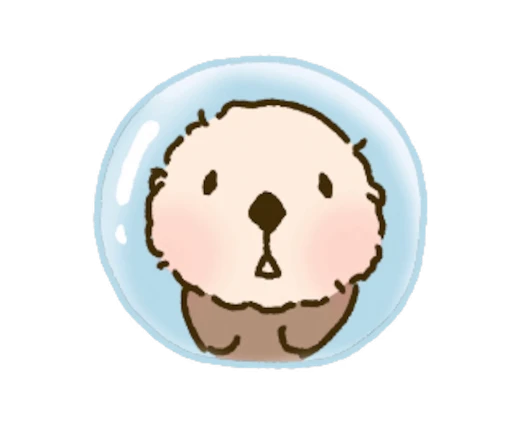 😳 Стикер «Cutie Otter Ottie» для Telegram
