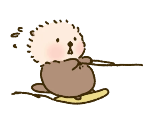 😰 Стикер «Cutie Otter Ottie» для Telegram