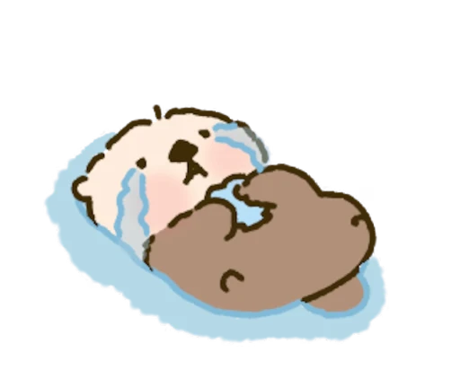😭 Стикер «Cutie Otter Ottie» для Telegram