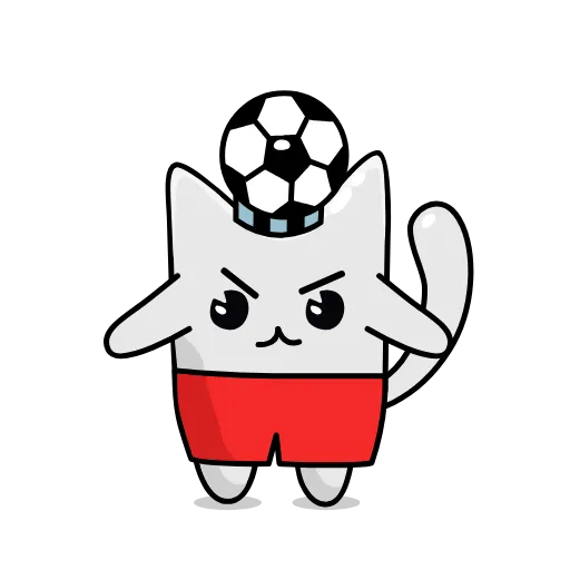 ⚽️ Эмодзи «Cute Cat» для Telegram