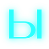 💙 Эмодзи «Голубые яркие буквы» для Telegram