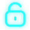 💙 Эмодзи «Голубые яркие буквы» для Telegram