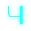💙 Эмодзи «Голубые яркие буквы» для Telegram