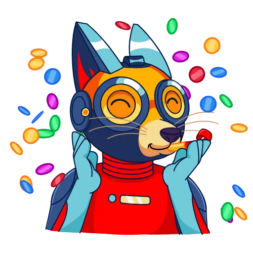 🥳 Эмодзи «КиберЛис» для Telegram