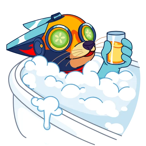 🛁 Эмодзи «КиберЛис» для Telegram