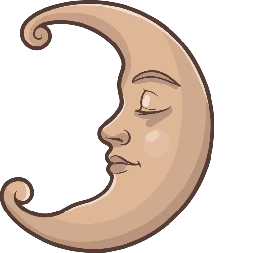 🌙 Эмодзи «Коричневые буквы, иконки» для Telegram
