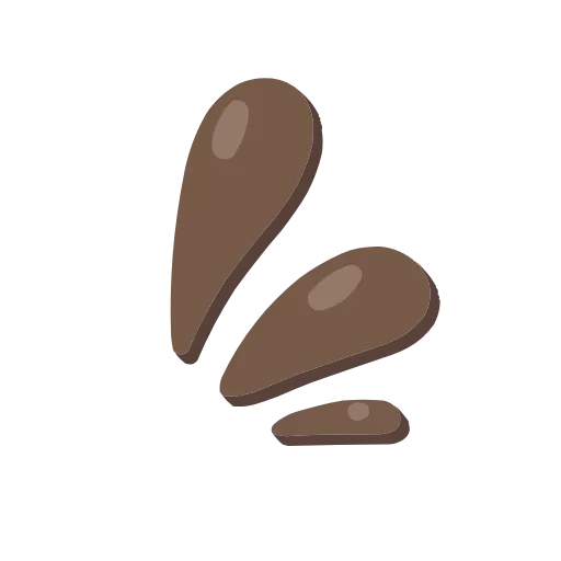🤩 Эмодзи «Коричневые буквы, иконки» для Telegram