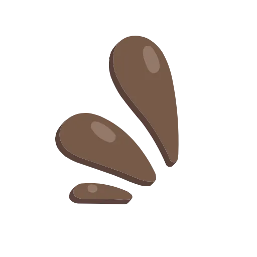 🤩 Эмодзи «Коричневые буквы, иконки» для Telegram