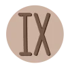 🤩 Эмодзи «Коричневые буквы, иконки» для Telegram