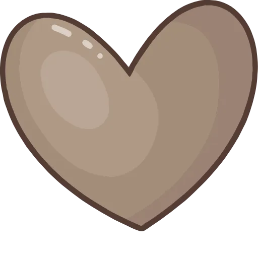 💜 Эмодзи «Коричневые буквы, иконки» для Telegram