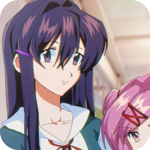 💇 Стикер «DDLC YURI ;; stickers» для Telegram