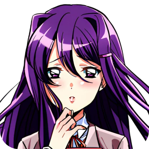 💇 Стикер «DDLC YURI ;; stickers» для Telegram