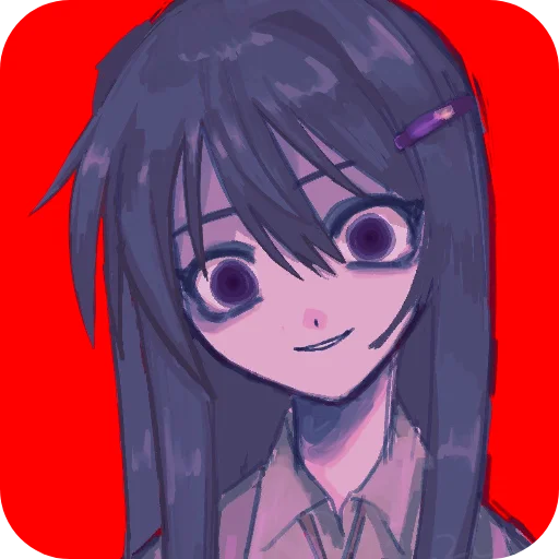 👄 Стикер «DDLC YURI ;; stickers» для Telegram