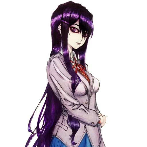 💇 Стикер «DDLC YURI ;; stickers» для Telegram