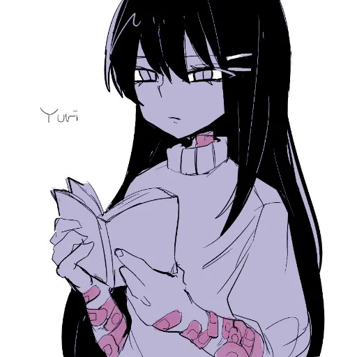 💇 Стикер «DDLC YURI ;; stickers» для Telegram