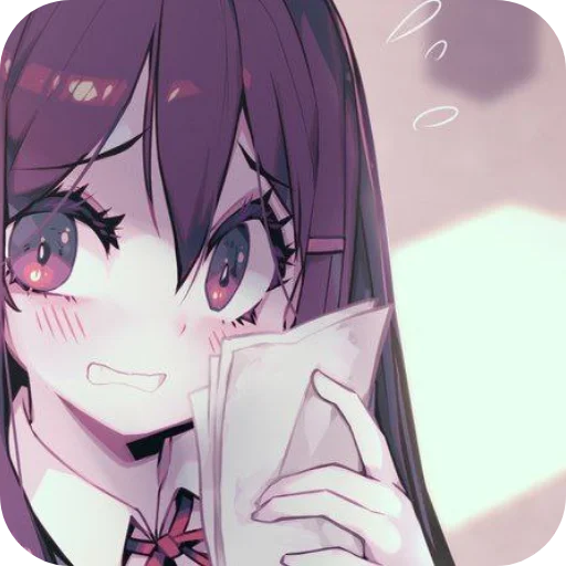 💇 Стикер «DDLC YURI ;; stickers» для Telegram