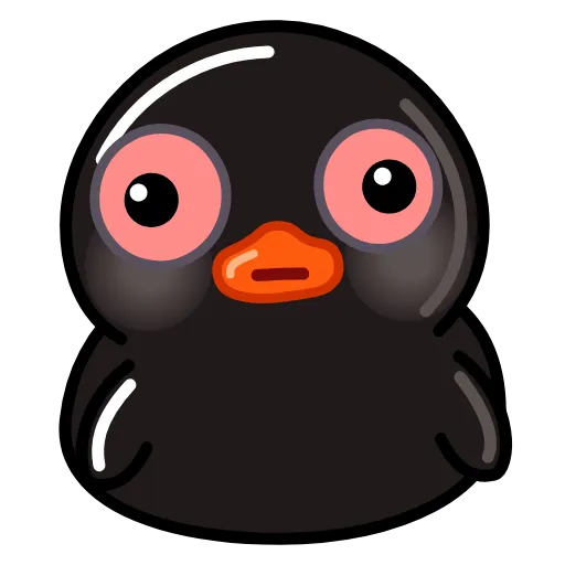😨 Эмодзи «Telegram Duck X» для Telegram
