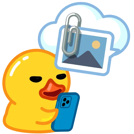 👍 Эмодзи «Telegram Duck X» для Telegram