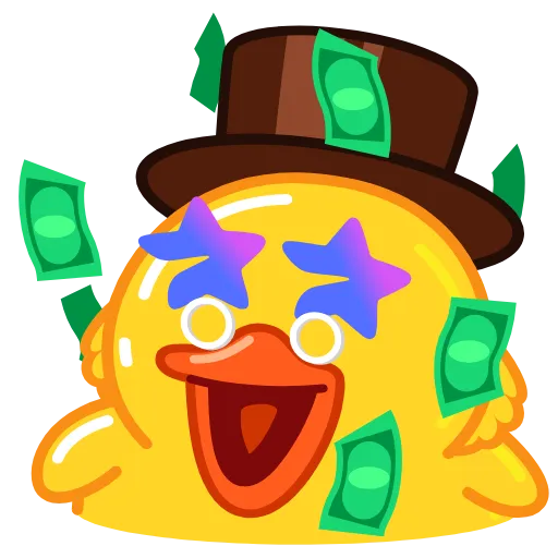 🤑 Эмодзи «Telegram Duck X» для Telegram