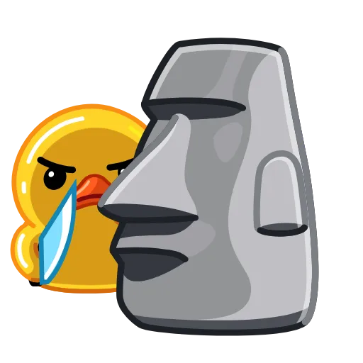 🗿 Эмодзи «Telegram Duck X» для Telegram