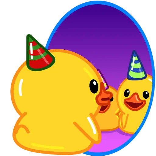🥳 Эмодзи «Telegram Duck X» для Telegram