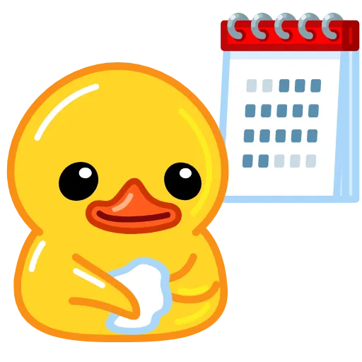 📆 Эмодзи «Telegram Duck X» для Telegram