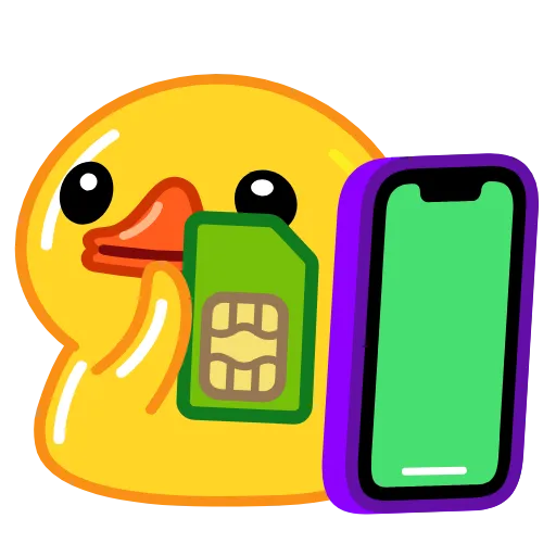 📱 Эмодзи «Telegram Duck X» для Telegram
