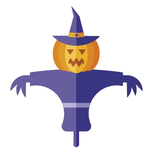 Стикерпак Minimal Halloween Emoji для Telegram