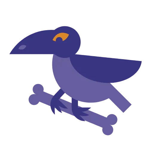 🐦‍⬛️ Эмодзи «Minimal Halloween Emoji» для Telegram