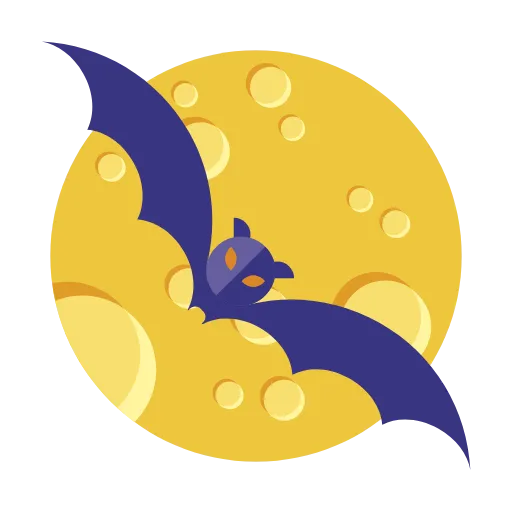 🦇 Эмодзи «Minimal Halloween Emoji» для Telegram