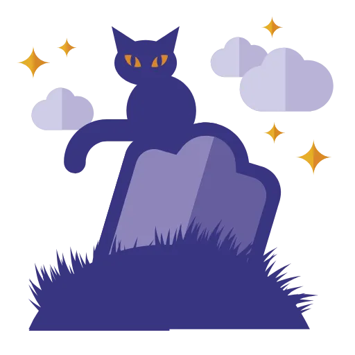 🐈‍⬛ Эмодзи «Minimal Halloween Emoji» для Telegram