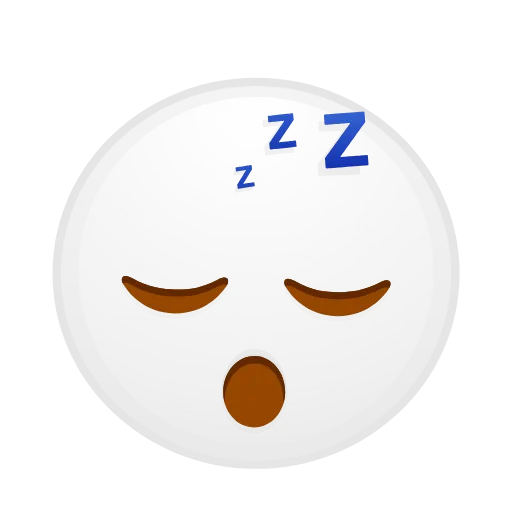😴 Эмодзи «Clear and Transparent -» для Telegram