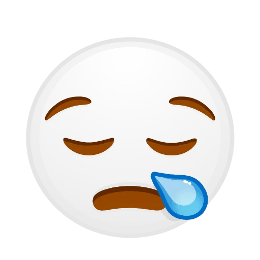 😪 Эмодзи «Clear and Transparent -» для Telegram