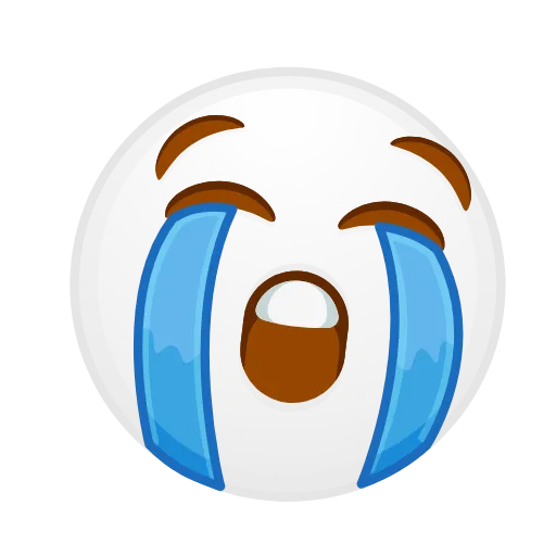 😭 Эмодзи «Clear and Transparent -» для Telegram