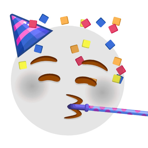 🥳 Эмодзи «Clear and Transparent -» для Telegram