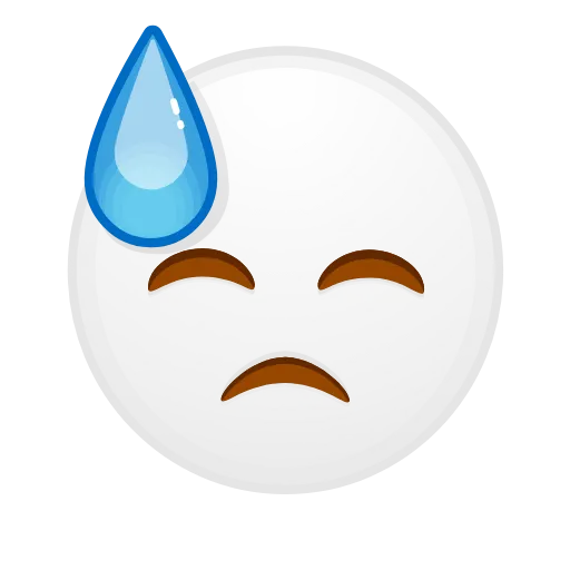 😓 Эмодзи «Clear and Transparent -» для Telegram
