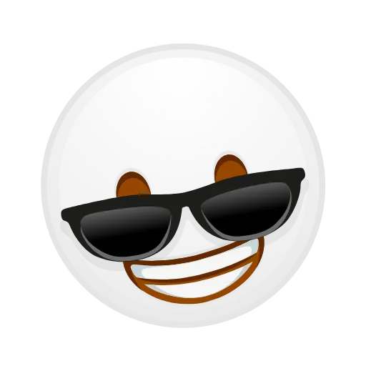 😎 Эмодзи «Clear and Transparent -» для Telegram