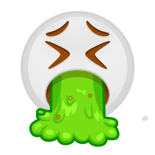 🤮 Эмодзи «Clear and Transparent -» для Telegram