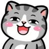 😈 Эмодзи «❤ DOUHUA Cat» для Telegram