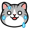 😅 Эмодзи «❤ DOUHUA Cat» для Telegram