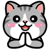 🙏 Эмодзи «❤ DOUHUA Cat» для Telegram