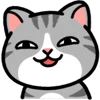 😈 Эмодзи «❤ DOUHUA Cat» для Telegram